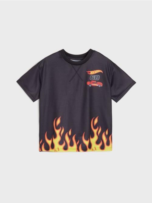 Sinsay - Tričko Hot Wheels - čierna