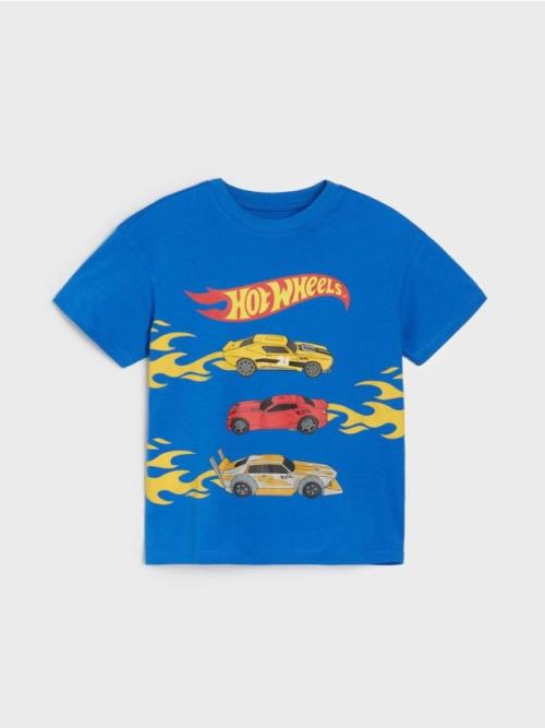 Sinsay - Tričko Hot Wheels - mid blue