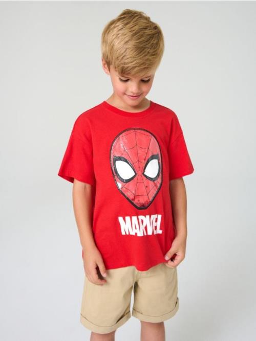 Sinsay - Tričko Spiderman - červená
