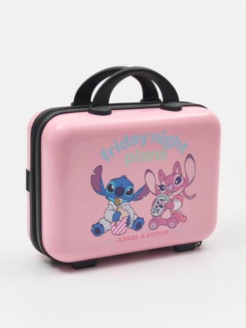 Sinsay - Kozmetická taštička Stitch - pastelová ružová