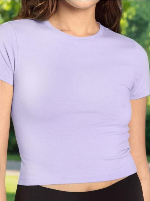 Sinsay - Crop top - levanduľová