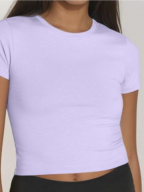 Sinsay - Crop top - levanduľová