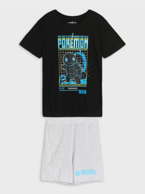 Sinsay - Dvojdielne pyžamo Pokémon - čierna