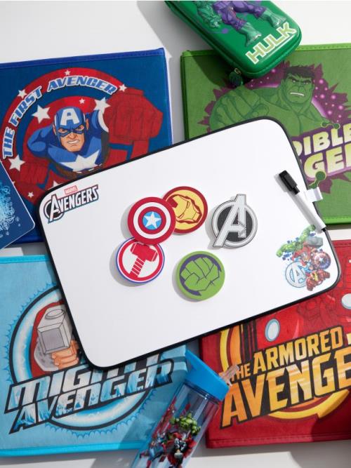 Sinsay - Stierateľná tabuľa s popisovačom Avengers - viacfarebná