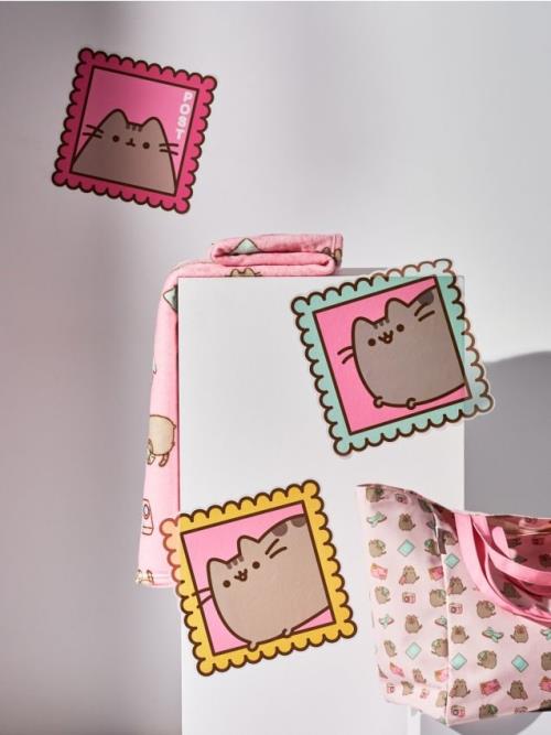 Sinsay - Nálepky na stenu Pusheen 3 pack - viacfarebná