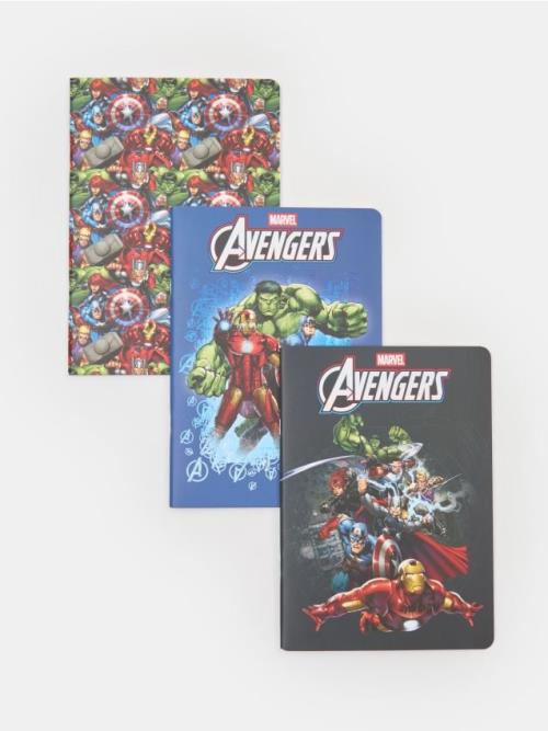 Sinsay - Zošity A5 3 balenie Avengers - viacfarebná