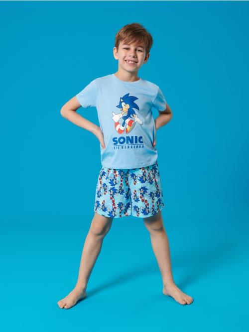 Sinsay - Dvojdielne pyžamo Sonic The Hedgehog - svetlomodrá
