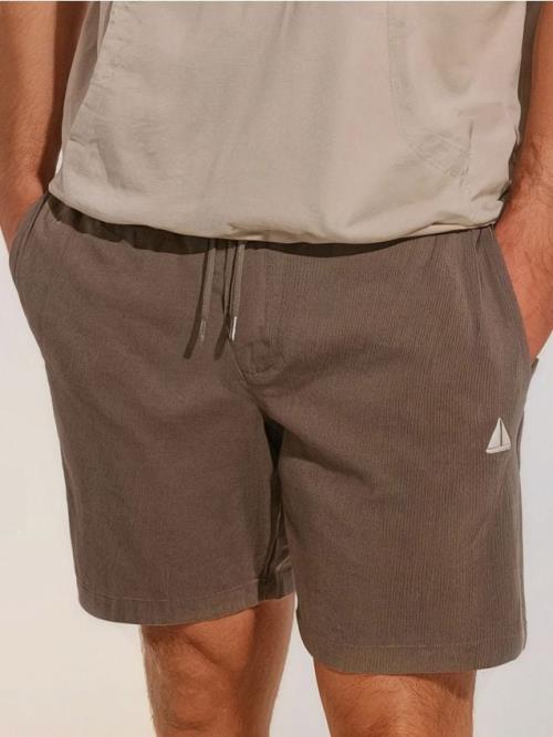 Sinsay - Šortky slim fit - kávová