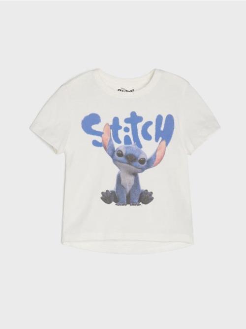 Sinsay - Tričko Stitch - krémová