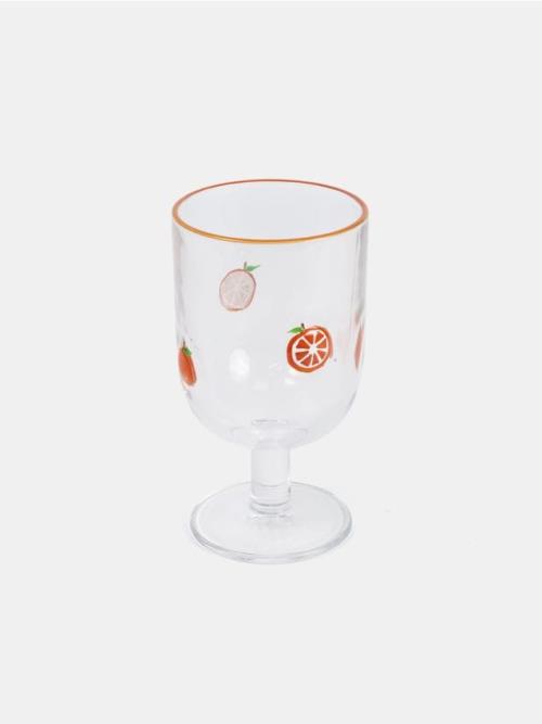 Sinsay - Pohár s ovocným motívom - oranžová