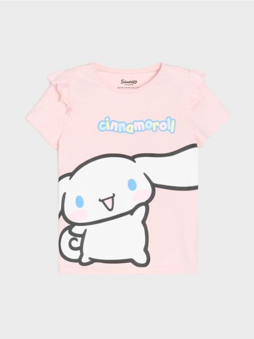 Sinsay - Tričko Hello Kitty - pastelová ružová