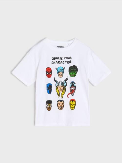Sinsay - Tričko Marvel - biela