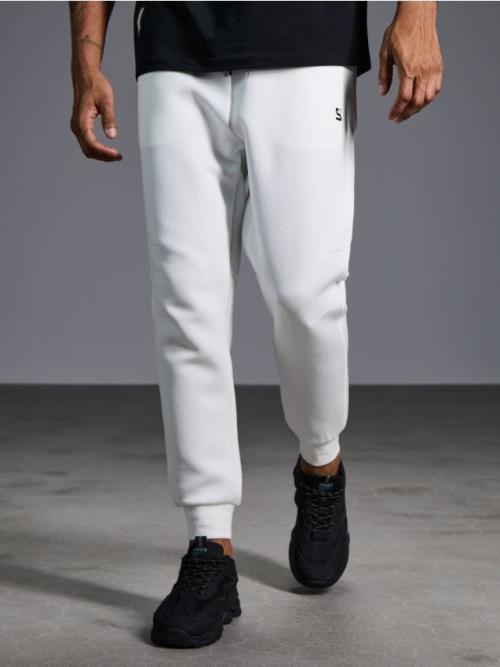 Sinsay - Nohavice tapered fit - biela
