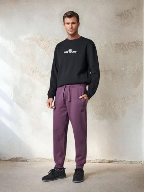 Sinsay - Nohavice comfort fit - lilavá
