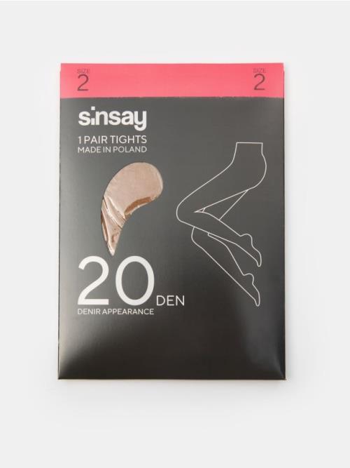 Sinsay - Pančuchy 20 DEN - pšenicová