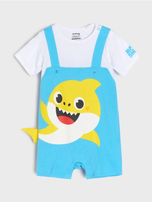 Sinsay - Overal Baby Shark - svetlomodrá