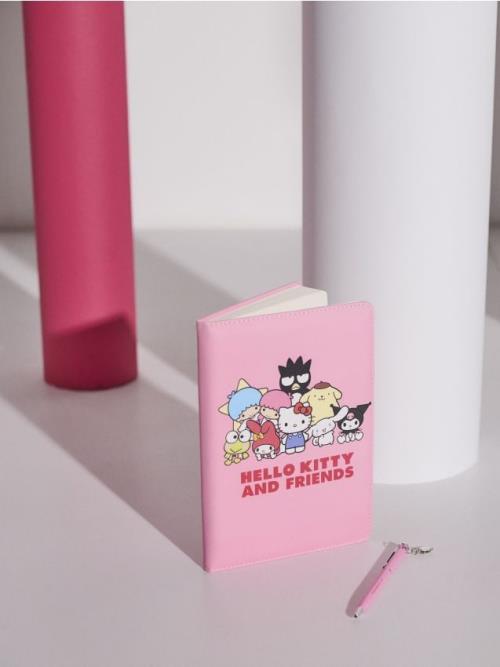 Sinsay - Denník s kovovým perom Hello Kitty - ružová