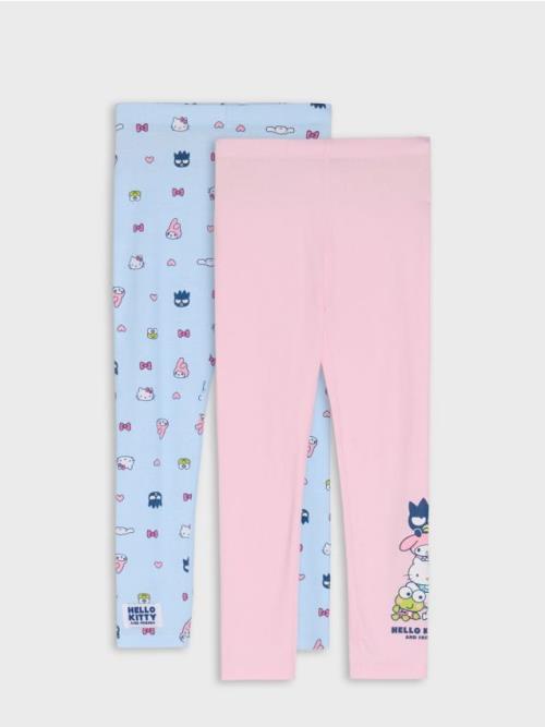 Sinsay - Súprava 2 legín Hello Kitty - svetlomodrá