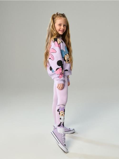 Sinsay - Súprava 2 legín Minnie Mouse - levanduľová