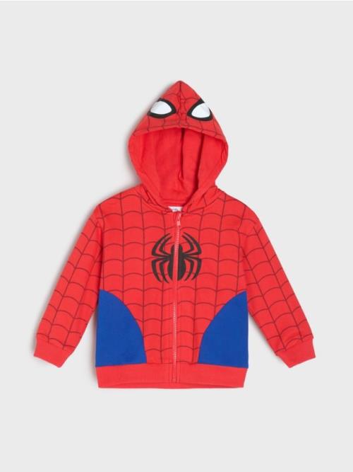 Sinsay - Mikina s kapucňou Spider-Man - červená