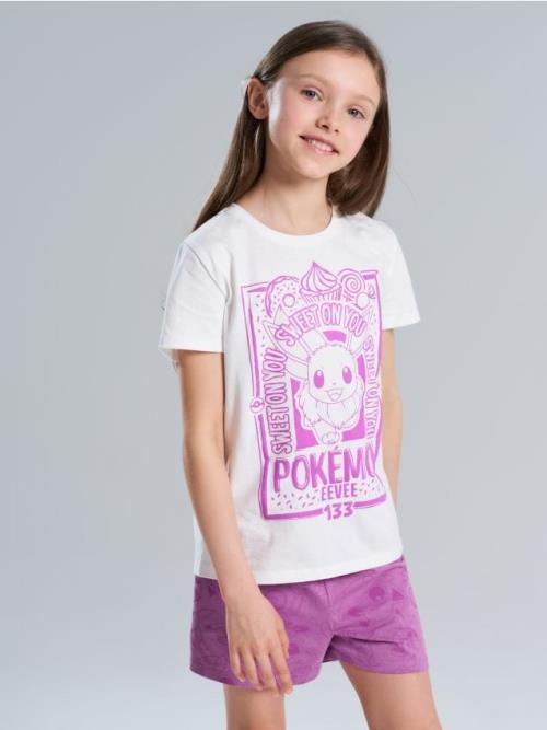 Sinsay - Dvojdielne pyžamo Pokémon - krémová