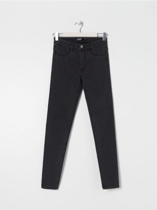 Sinsay - Rifle skinny so stredne vysokým pásom - šedá