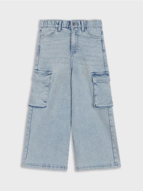 Sinsay - Rifle wide leg - modrá