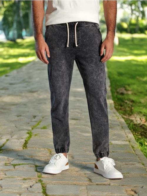 Sinsay - Jogger džínsy - šedá