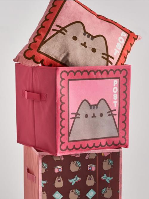 Sinsay - Škatuľka Pusheen - popolavá ružová