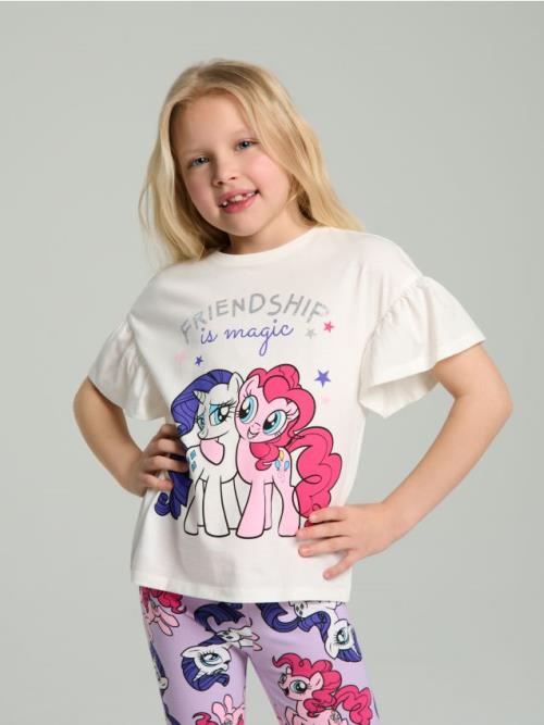 Sinsay - Tričko My Little Pony - krémová