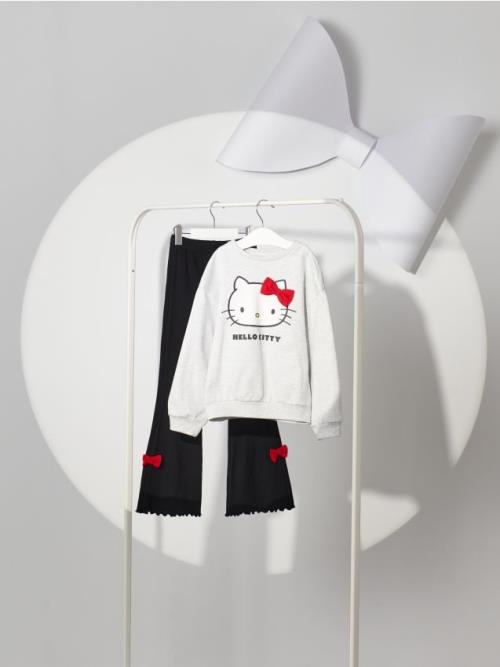 Sinsay - Dievčenská súprava Hello Kitty - svetlošedá