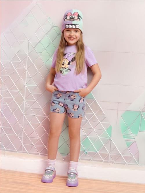 Sinsay - Šortky Minnie Mouse - modrá