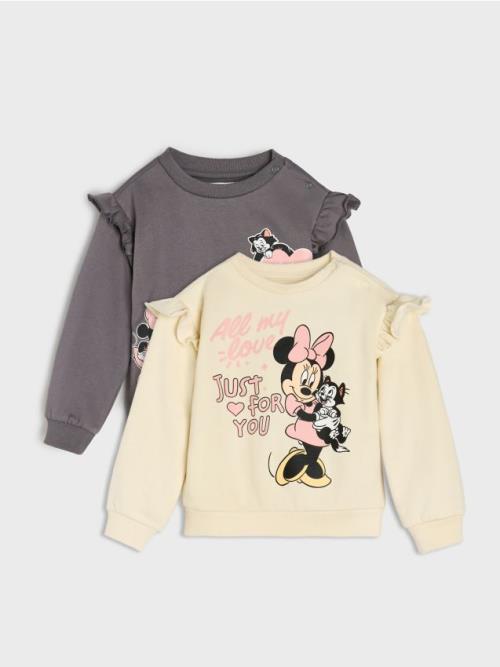 Sinsay - Súprava 2 mikín Minnie Mouse - krémová