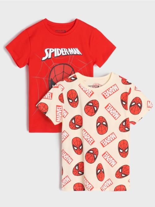 Sinsay - Súprava 2 tričiek Spider-Man - modrá