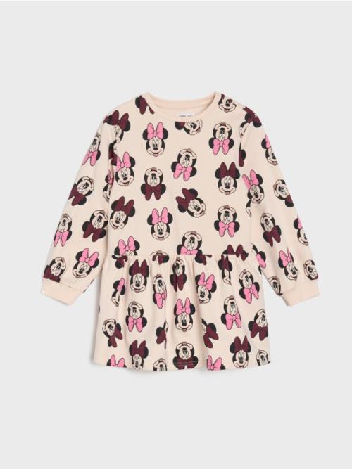 Sinsay - Teplákové šaty Mickey Mouse - pastelová ružová