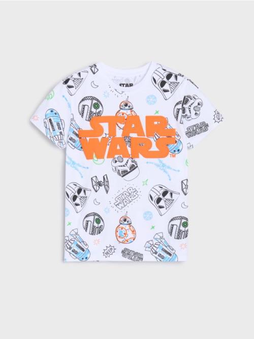 Sinsay - Tričko s potlačou Star Wars - biela