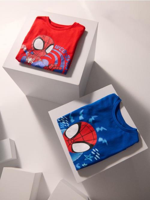 Sinsay - Tričko s potlačou Spiderman 2 pack - viacfarebná