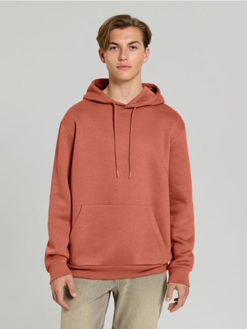 Sinsay - Základný hoodie - korálová