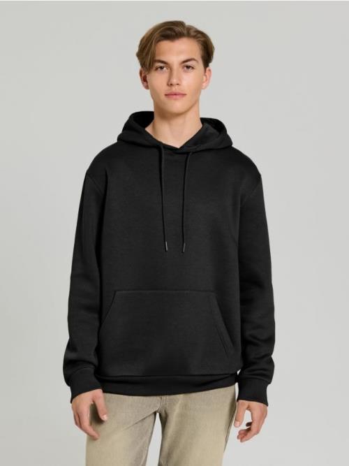 Sinsay - Základný hoodie - čierna