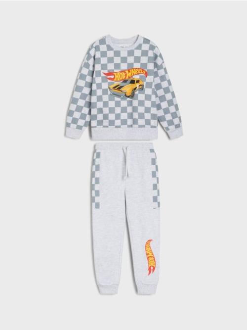 Sinsay - Úpletová súprava Hot Wheels - svetlošedá
