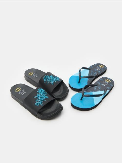 Sinsay - Šľapky 2 pack Batman - viacfarebná