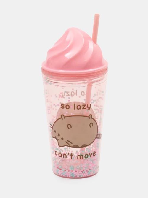 Sinsay - Pohár so slamkou Pusheen the Cat - viacfarebná