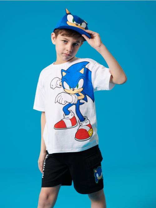 Sinsay - Tričko Sonic the Hedgehog - biela