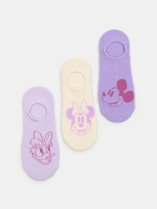 Sinsay - Členkové ponožky, 3-Balenie Minnie Mouse - viacfarebná