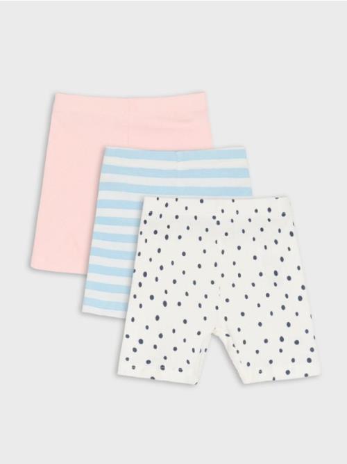 Sinsay - Cyklistické šortky 3 pack - krémová