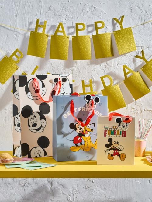 Sinsay - Súprava 3 darčekových tašiek Mickey Mouse - viacfarebná