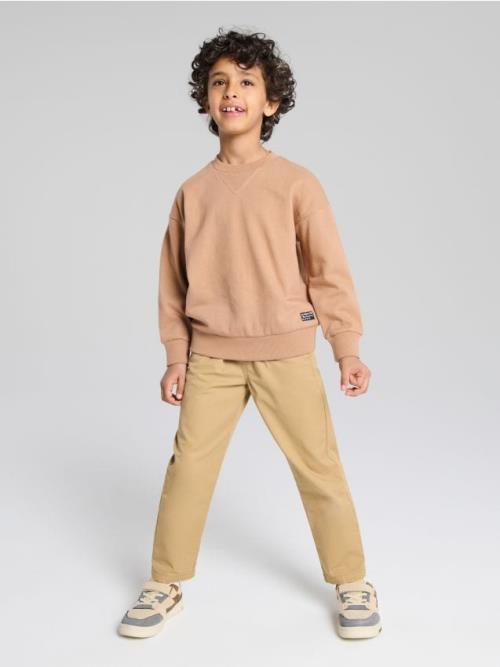 Sinsay - Mikina crewneck - kávová