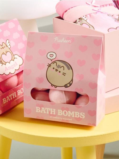 Sinsay - Bomba do kúpeľa 5 pack Pusheen the Cat - pastelová ružová