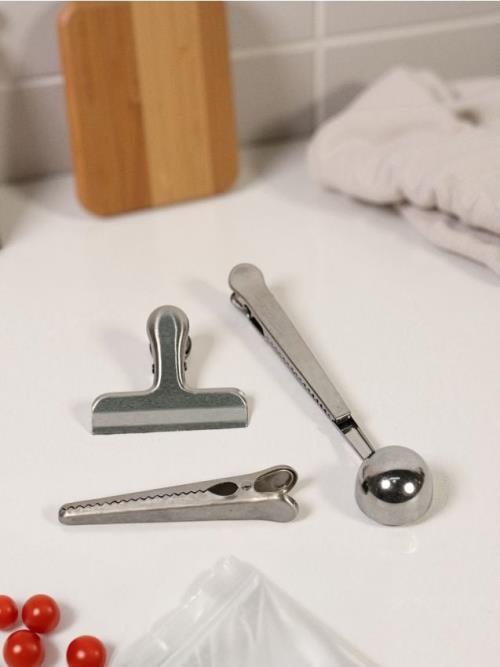 Sinsay - Spony na vrecúška 3 pack - strieborná
