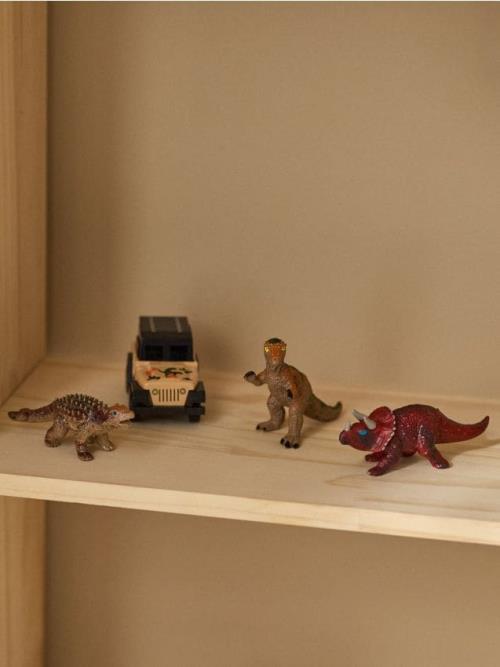 Sinsay - Sada figúrok dinosaurov s terénnym autom - béžová